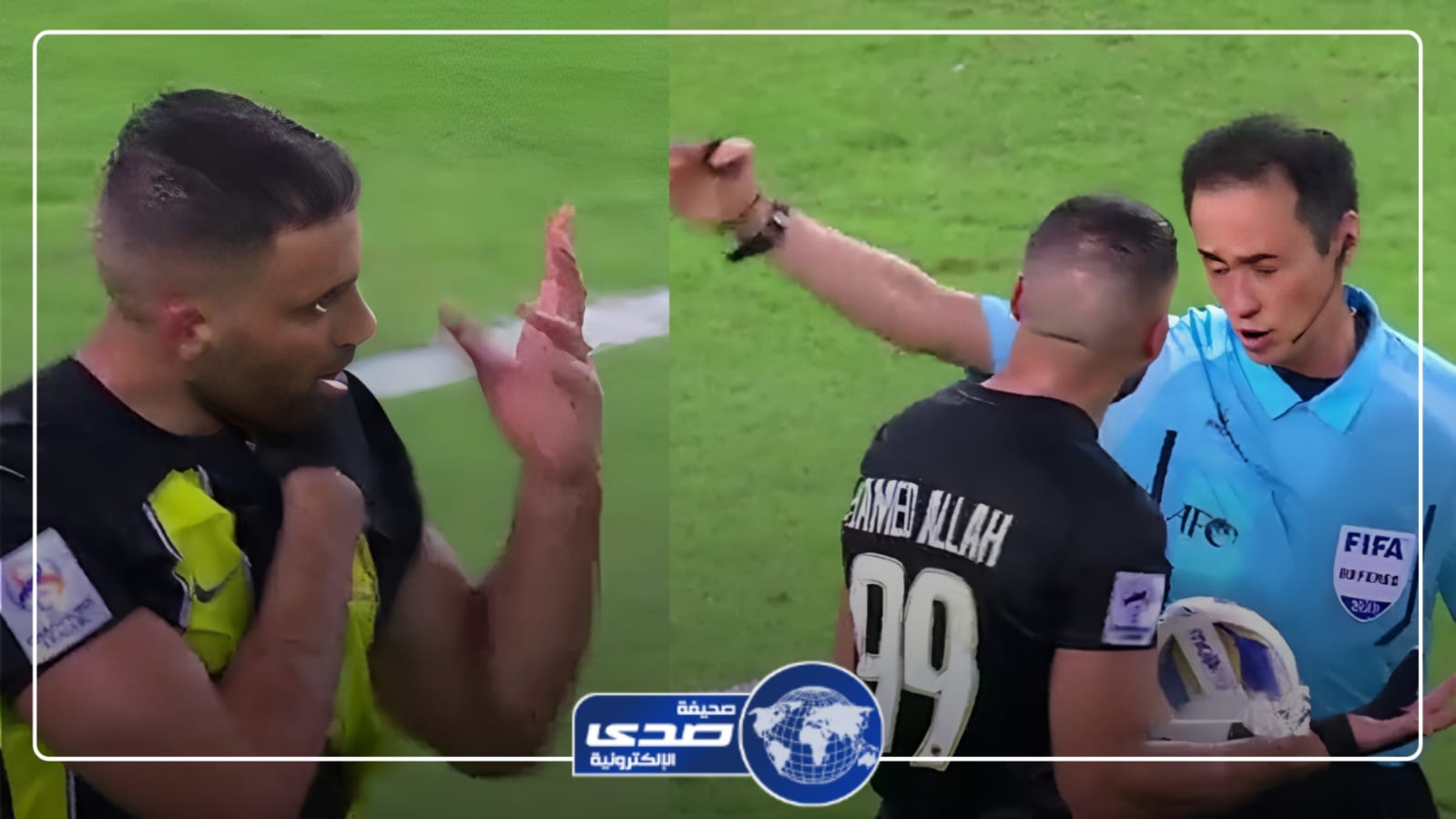 ردة فعل حمدالله لرفض الحكم تسديده ركلة الجزاء .. فيديو