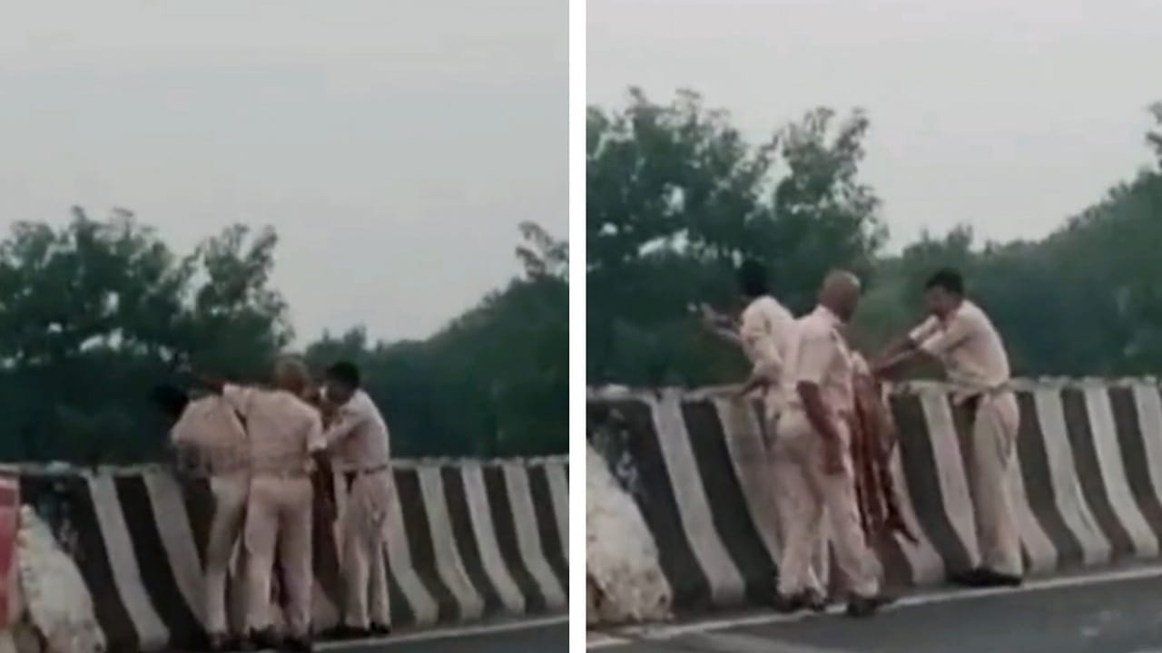 الشرطة الهندية تتخلص من جثة مسن بطريقة مروعة..فيديو