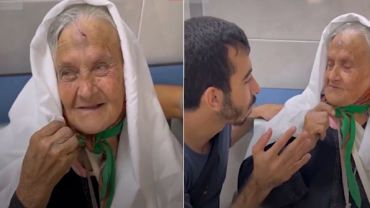 مسنة فلسطينية ناجية من القصف: “أنا موجودة قبل إسرائيل بهذه الأرض.. فيديو