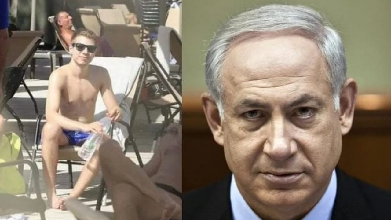 غضب في إسرائيل بعد تداول صور ابن نتنياهو على الشاطئ