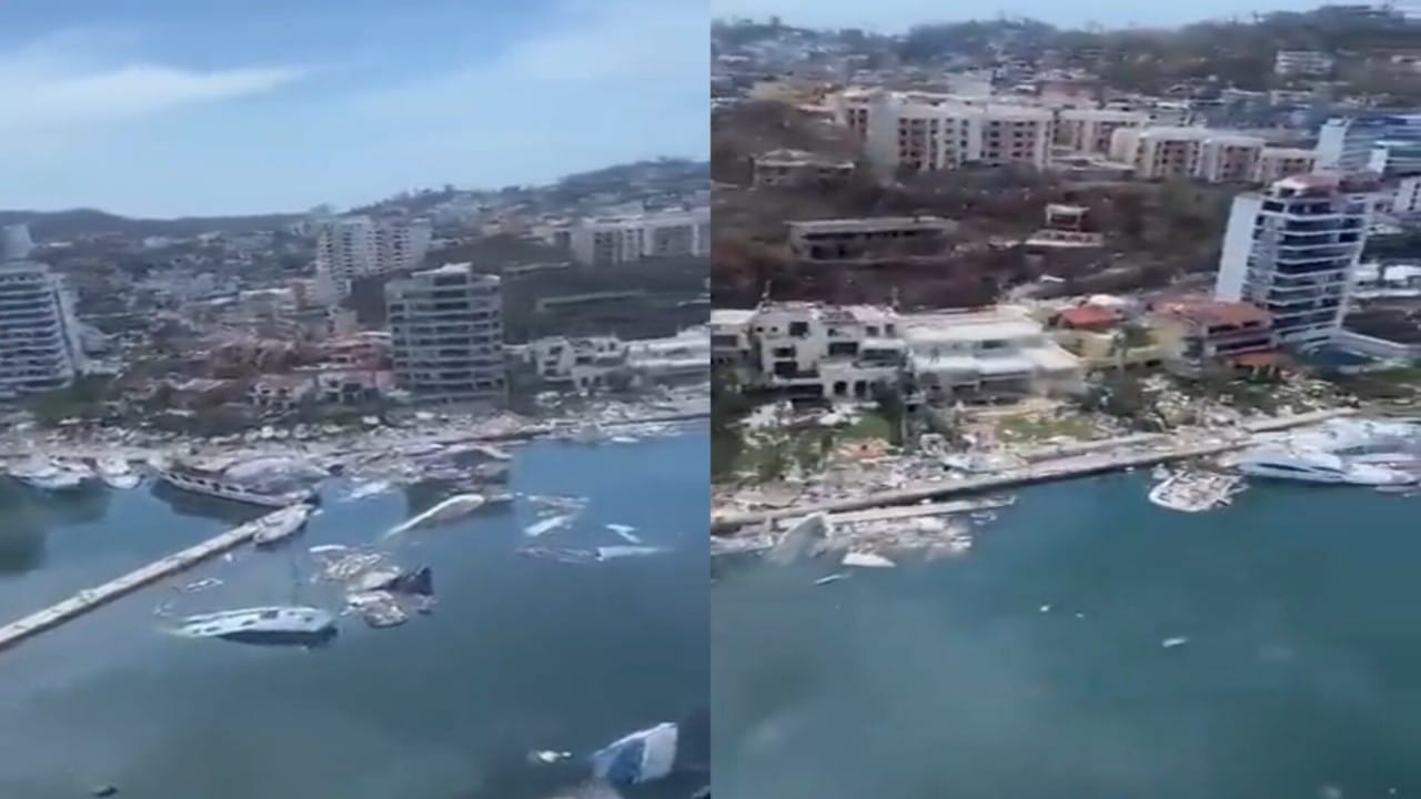إعصار أوتيس يغير معالم مدينة أكابولكو السياحية.. فيديو