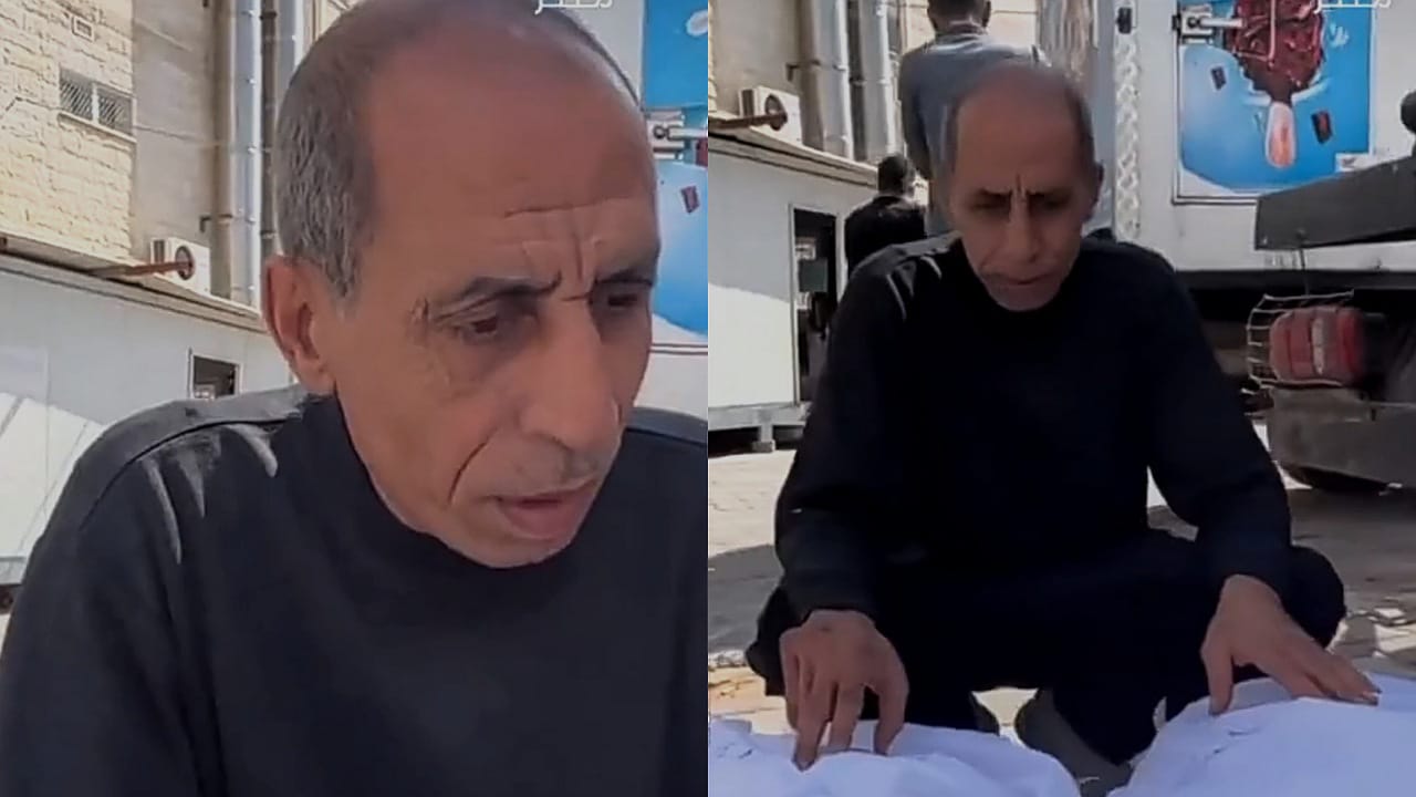 والد الدرة يودع أشقاءه بعد 23 عامًا من فقده لابنه .. فيديو