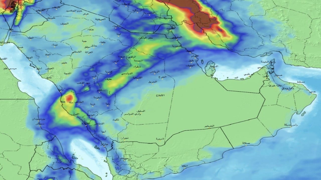 الحصيني: ذروة الحالة الجوية الممطرة الرابعة اليوم وغدًا