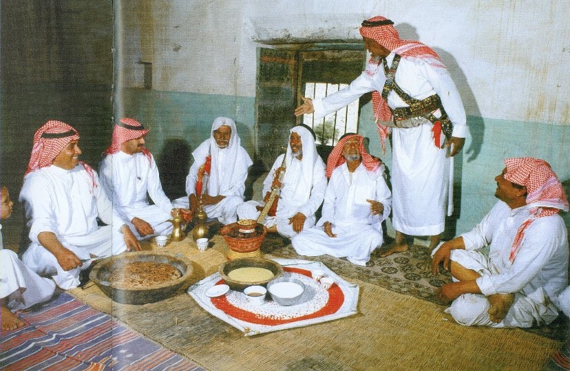 وجبة إفطار العيد في الباحة قبل 40 عام