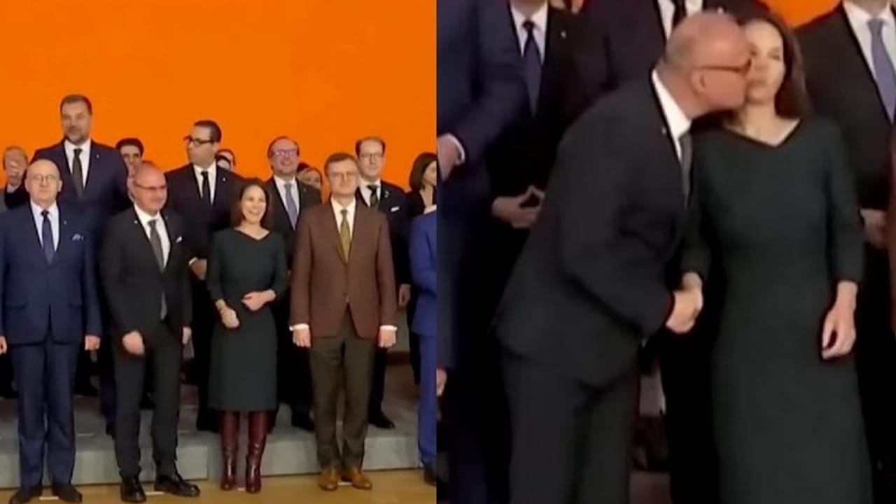 الوزير الكرواتي يثير الجدل بمحاولة تقبيل نظيرته الألمانية .. فيديو