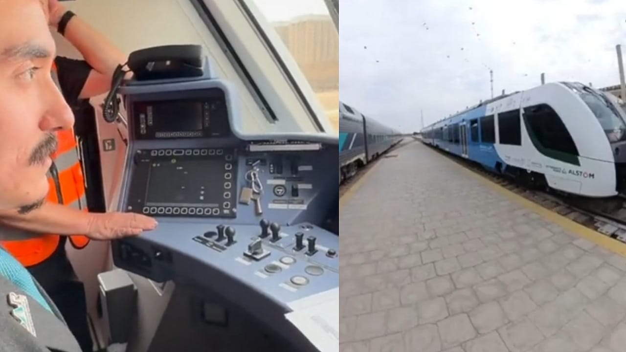 قائد أول قطار هيدروجيني في المملكة يشرح الفروقات بينه وبين القطارات العادية..فيديو