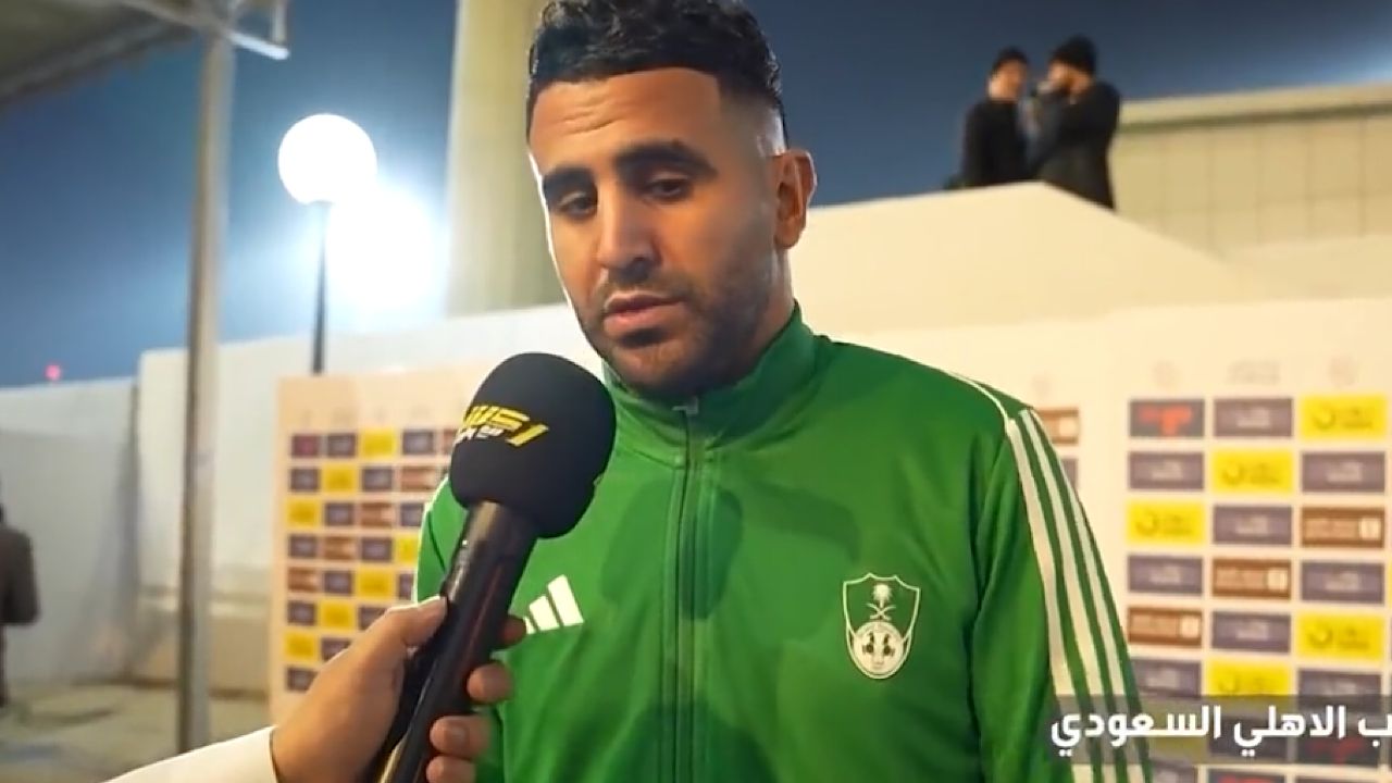 رياض محرز : كنا نستحق الفوز وعادوا بالتعادل وما يحدث هو شي متكرر .. فيديو