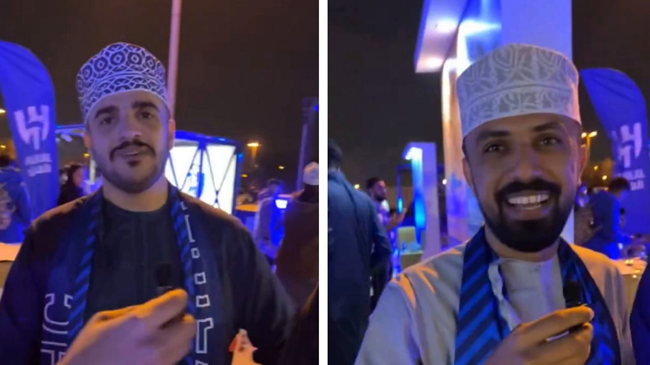 جماهير هلالية من عمان تحضر ديربي الرياض..فيديو