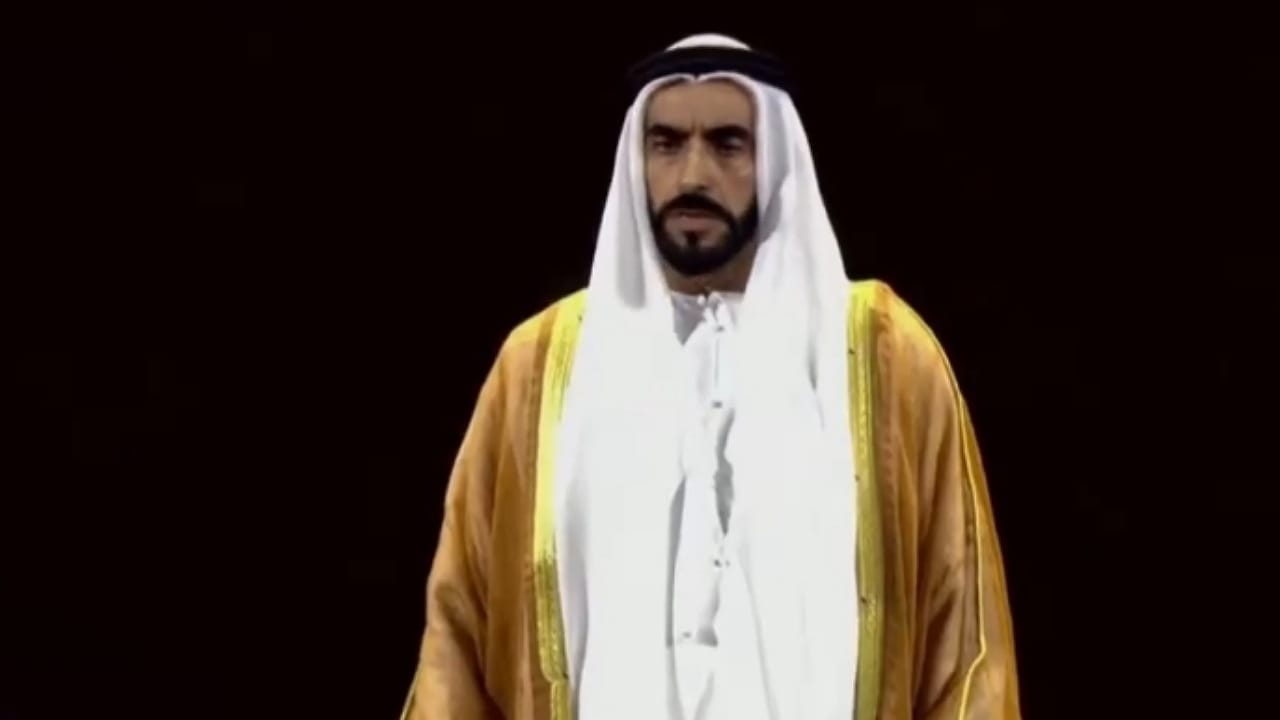 بتقنية الهولوغرام مؤسس دولة الإمارات يخاطب &#8220;كوب28&#8221;..فيديو