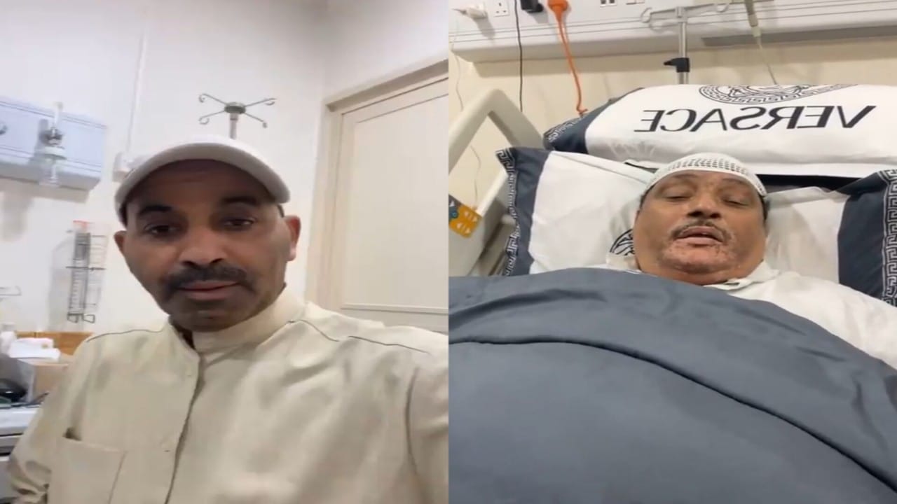 طارق العلي يزور &#8220;ولد الديرة&#8221; بالمستشفى.. فيديو