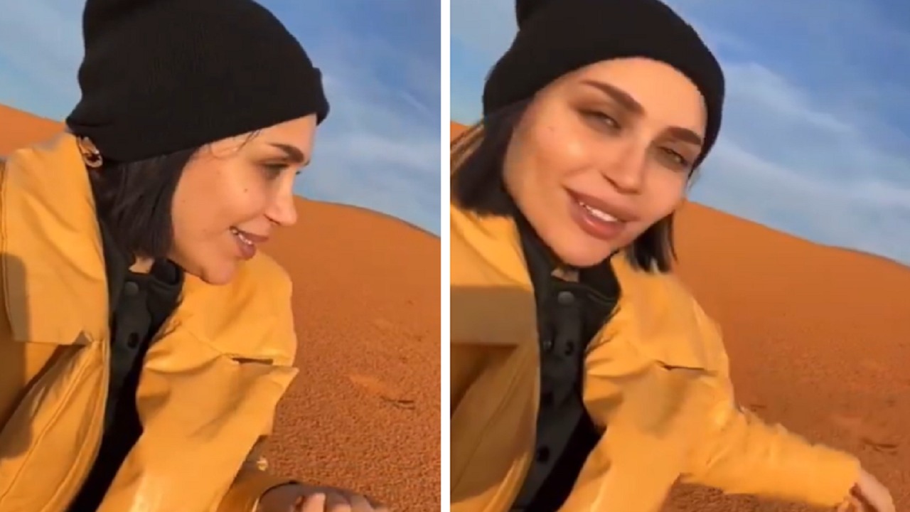 الدكتورة خلود تنبهر بصحراء الرياض .. فيديو