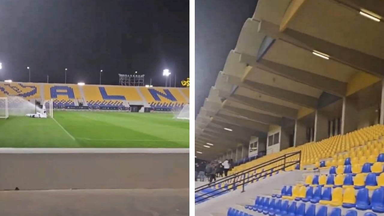 ردة فعل إعلامي إسباني عند دخول ملعب نادي النصر .. فيديو