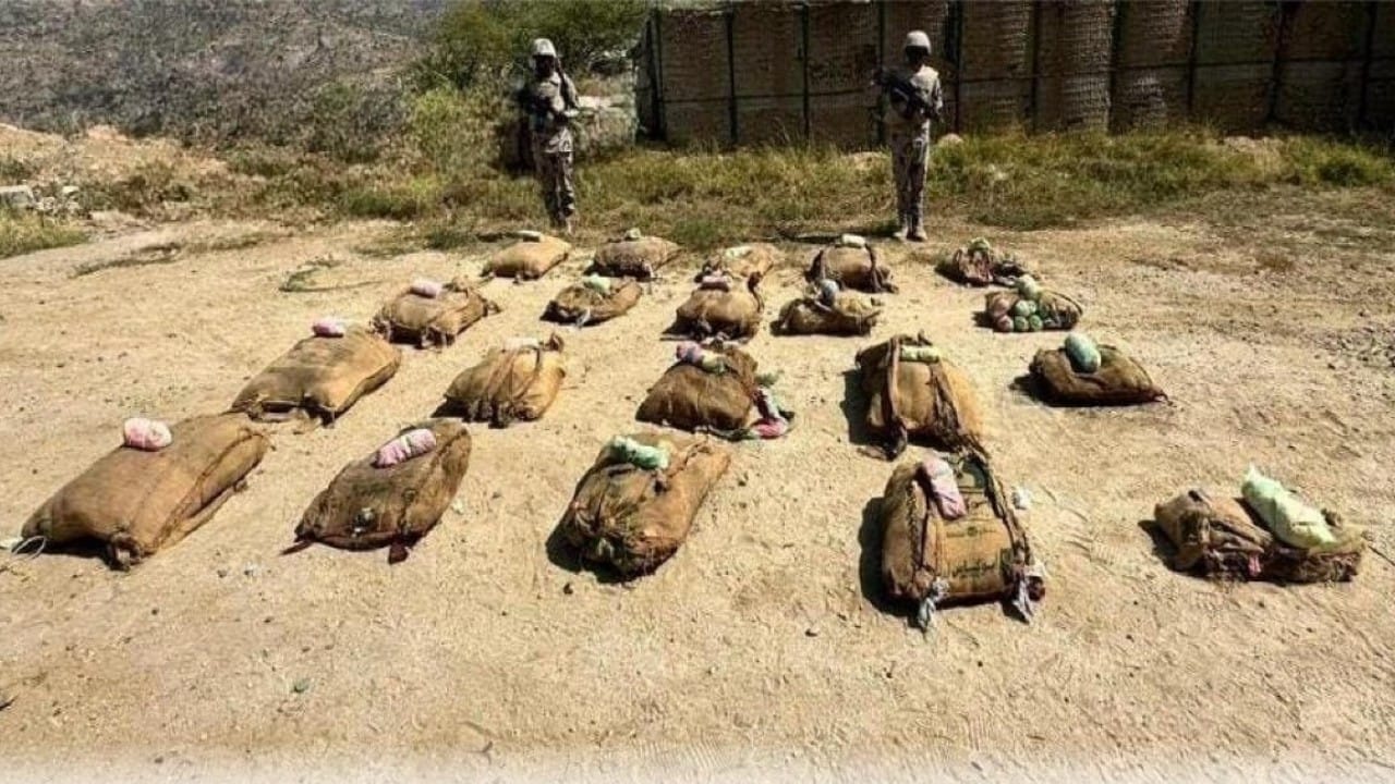 إحباط تهريب 400 كيلوجرام من نبات القات المخدر بجازان