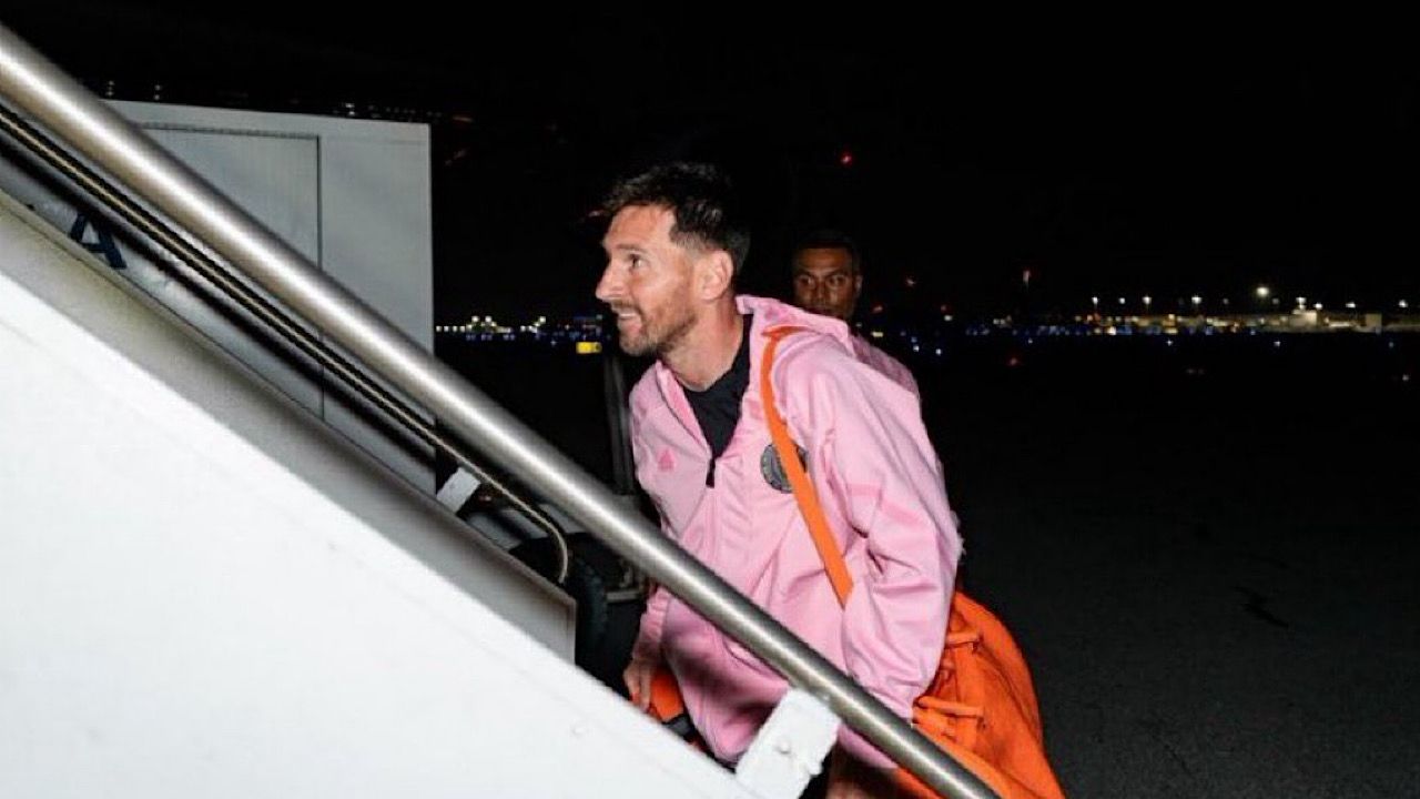 ميسي إلى الرياض برفقة بعثة انتر ميامي استعداداً لمواجهتي الهلال والنصر