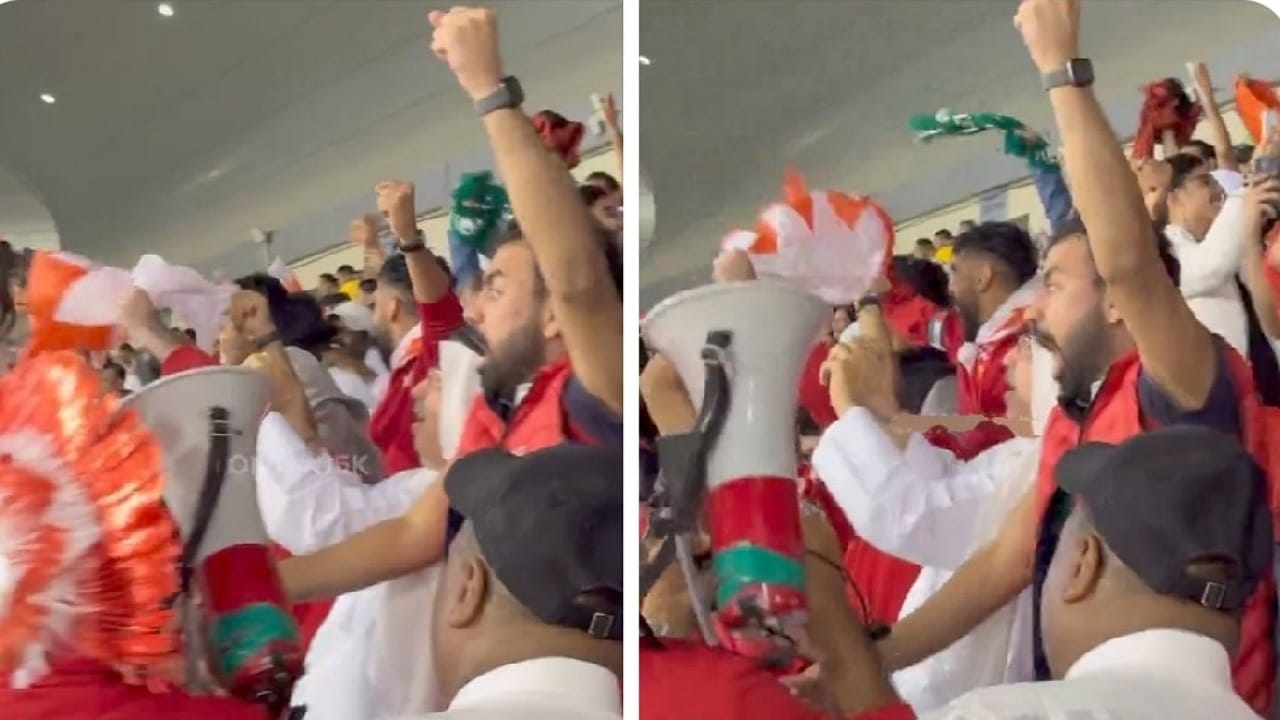 ردة فعل الجماهير البحرينية بعد الهدف القاتل .. فيديو