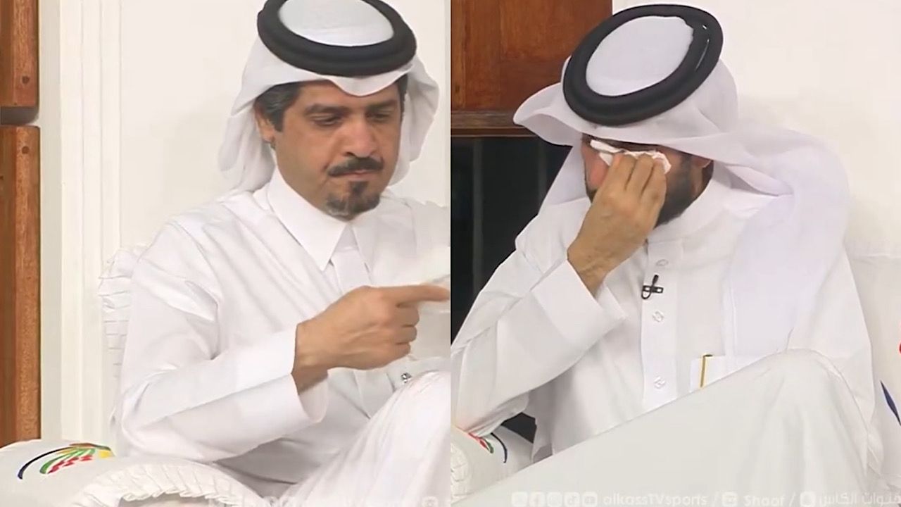 بكاء محمد السويلم وعبدالعزيز الأشراف بعد عرض مقطع لسيدة عراقية .. فيديو
