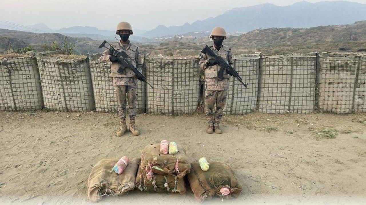 إحباط تهريب نبات القات المخدر في جازان