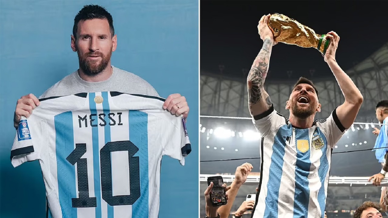 الكشف عن مصير قميص منتخب الأرجنتين رقم 10 بعد اعتزال ميسي
