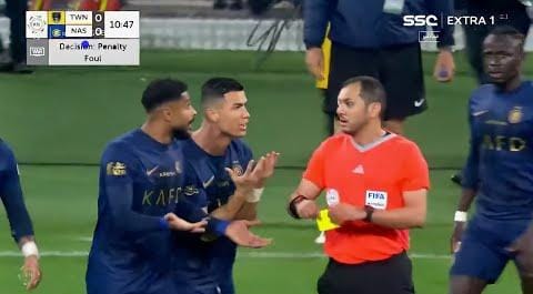 الفراج يعلق على اعتراض رونالدو المتكرر أمام الحكام .. فيديو