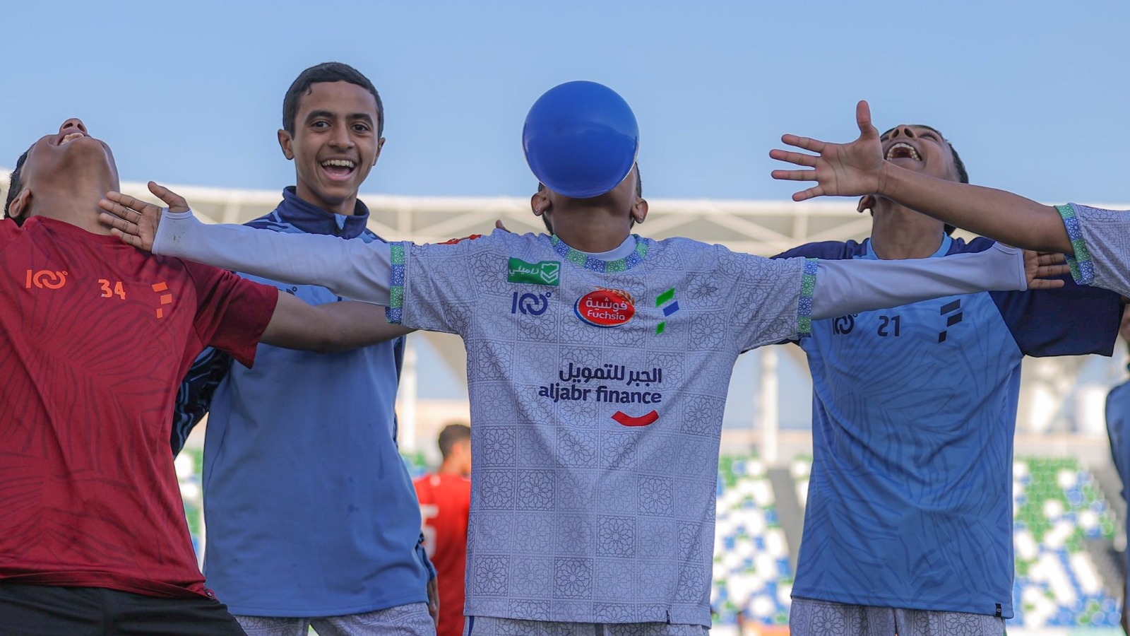 براعم الفتح يحتفلون على طريقة البليهي