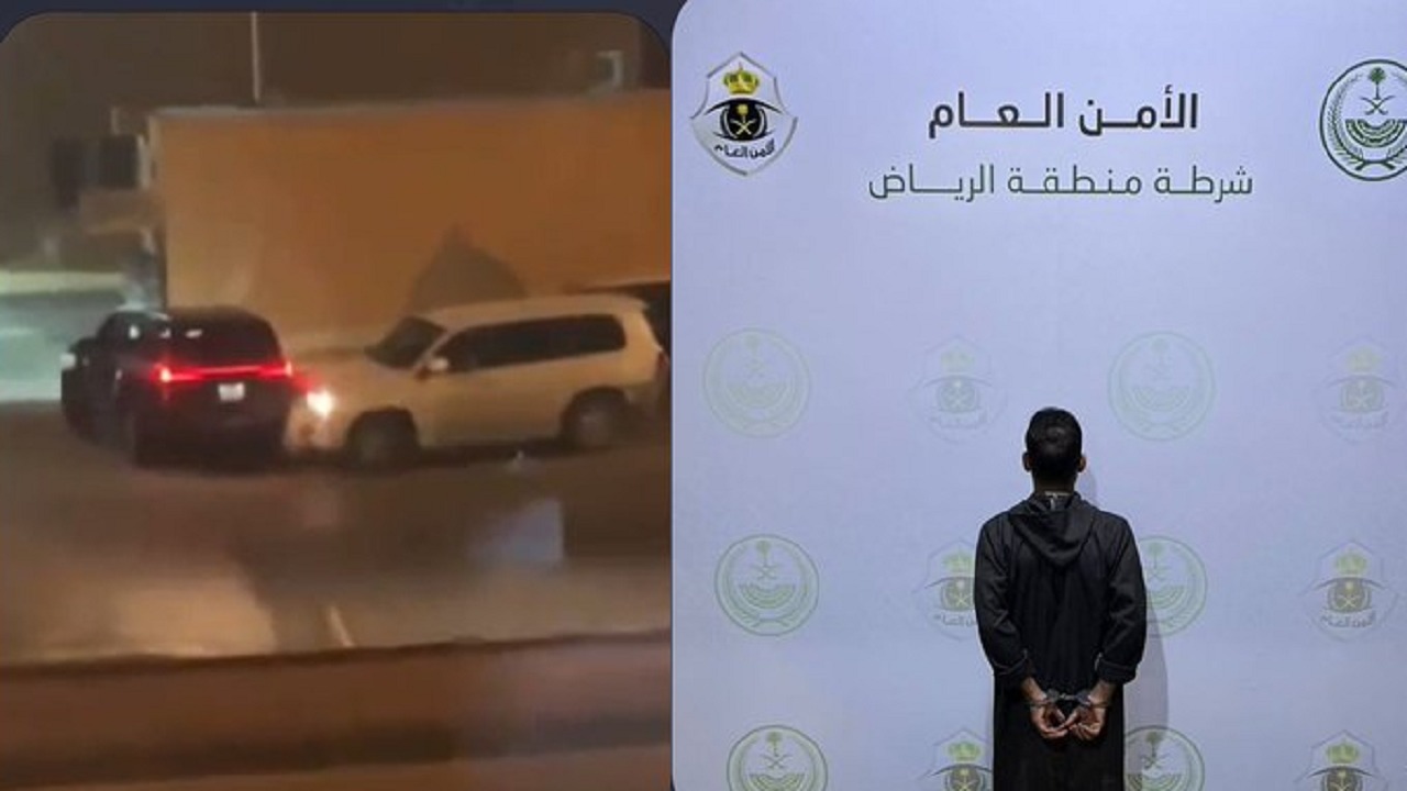 إحالة مواطن تعمد صدم مركبات للنيابة العامة