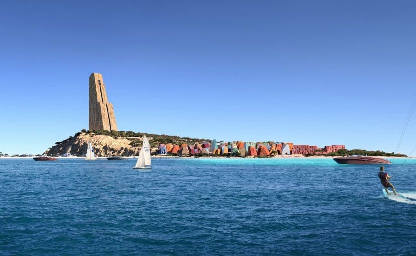 التصميم المقترح لجزيرة شوشة في نيوم .. صور