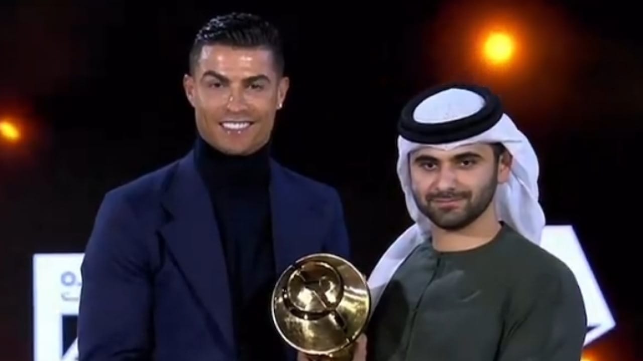 رونالدو يفوز بجائزة أفضل لاعب في الشرق الأوسط..فيديو