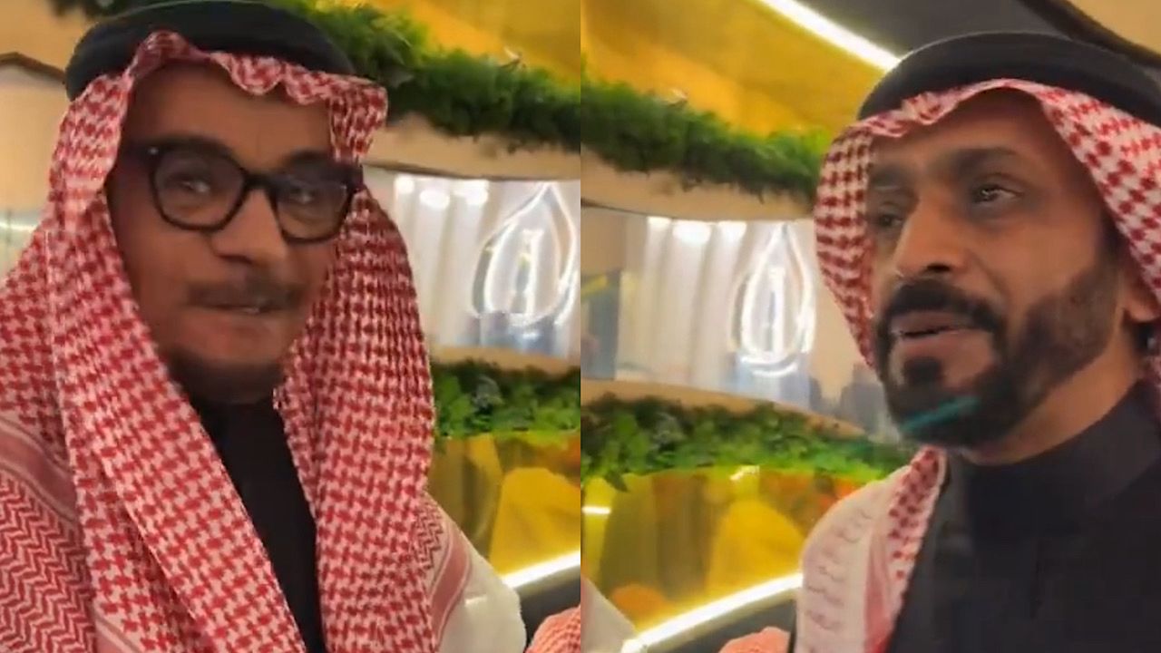 حبيب الحبيب يتبادل الضحكات مع رابح صقر ويعتذر عن تقليده في رمضان .. فيديو