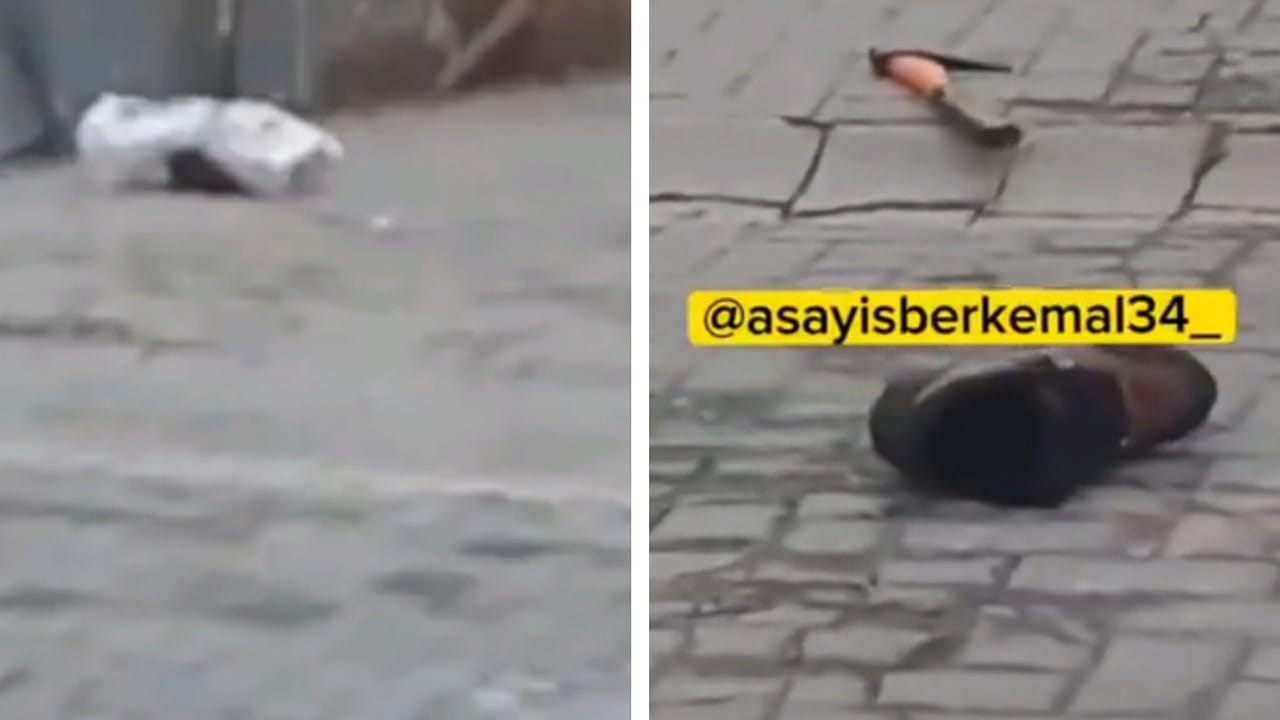 رجل يقطع رأس صديقه بفأس ويلقيه في أحد شوارع تركيا.. فيديو
