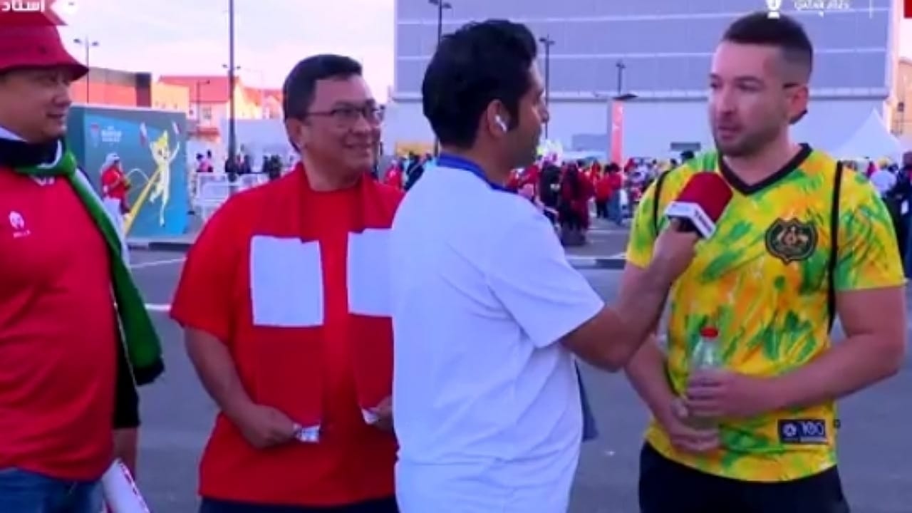 مشجع أسترالي يخشى مواجهة الأخضر في كأس آسيا .. فيديو