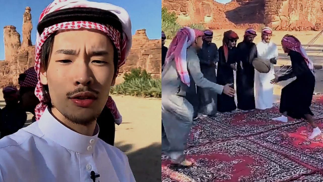 سائح ياباني بعد زيارته للعلا: السعوديين شعب لطيف .. فيديو