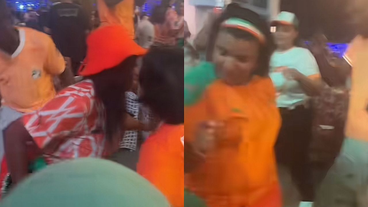 شعب ساحل العاج يحتفل بالفوز ويتراقص على الأغنية الشامية ياعين مواليتي .. فيديو