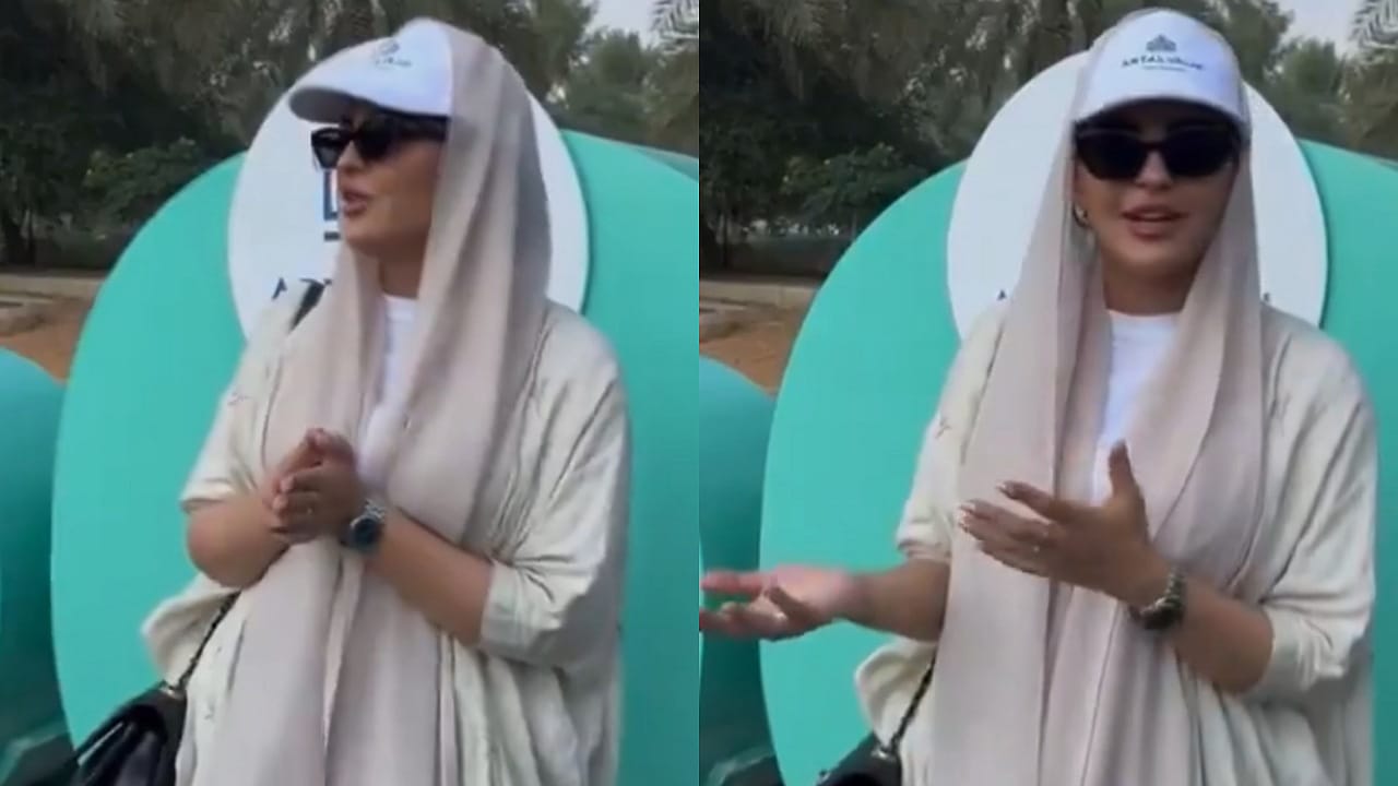 أميرة الطويل في أحدث ظهور لها من حفلة طفلها .. فيديو