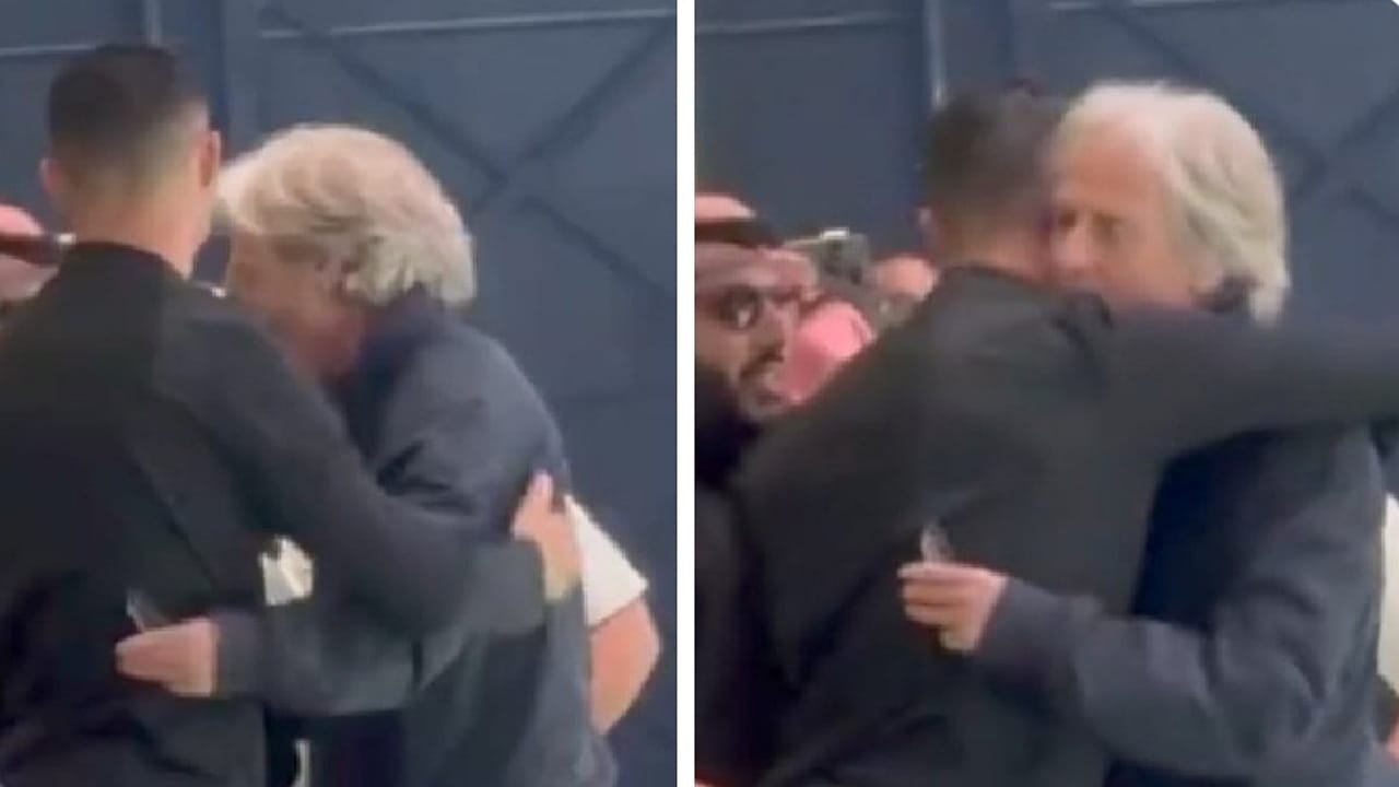 جيسوس يلتقى رونالدو في ملعب الهلال .. فيديو