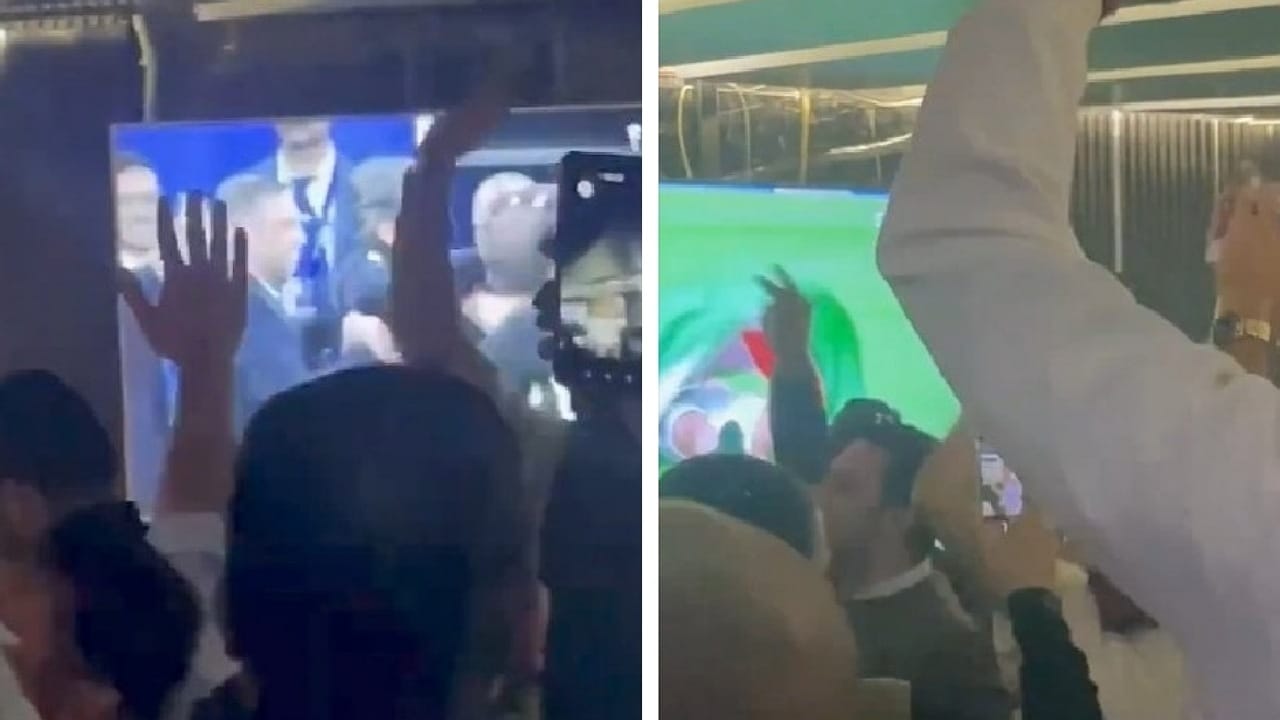 جماهير أردنية تحتفل في الرياض بعد التأهل للنهائي .. فيديو