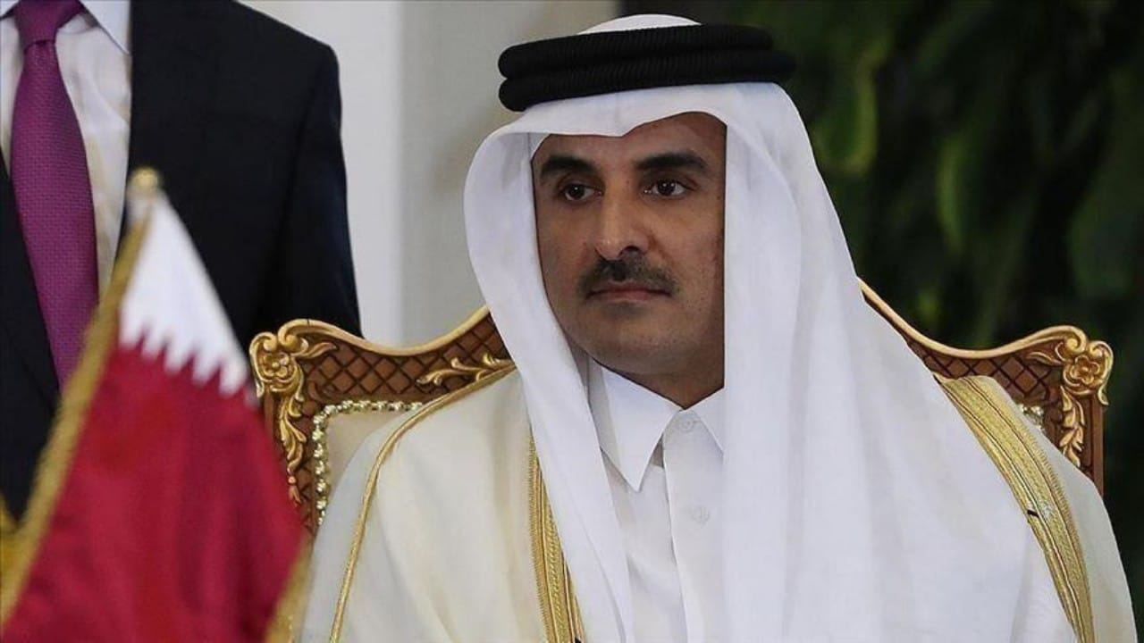 أمير قطر يهنئ خادم الحرمين الشريفين بمناسبة ذكرى يوم التأسيس