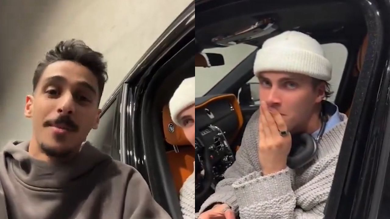 شاب يصور ردة فعل صديقة الأجنبي بعدما أهداه سيارة روز رايس .. فيديو