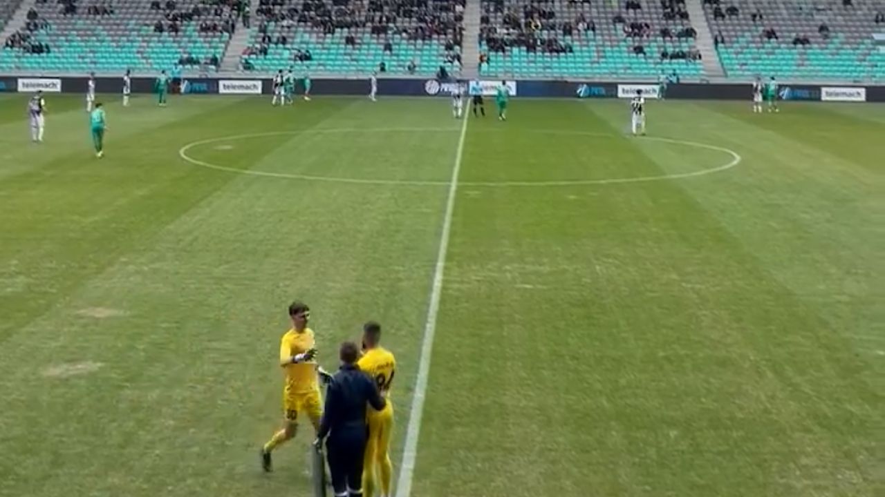 استبدال حارس بعد 20 ثانية من بدء المباراة في الدوري السلوفيني .. فيديو