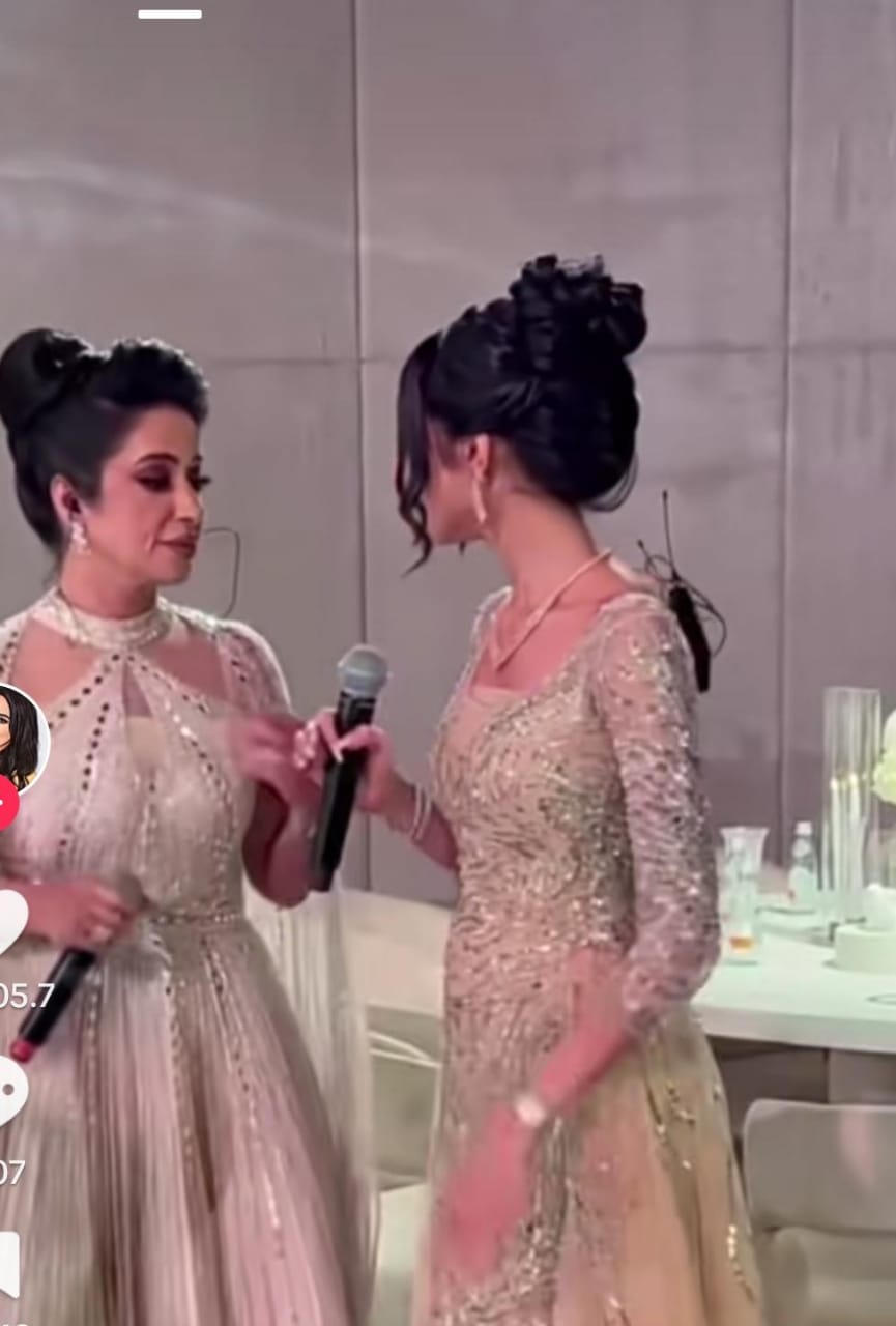 اختلاف بين فاطمة زهرة العين وابنتها على أداء رقصة في حفل زفاف..فيديو