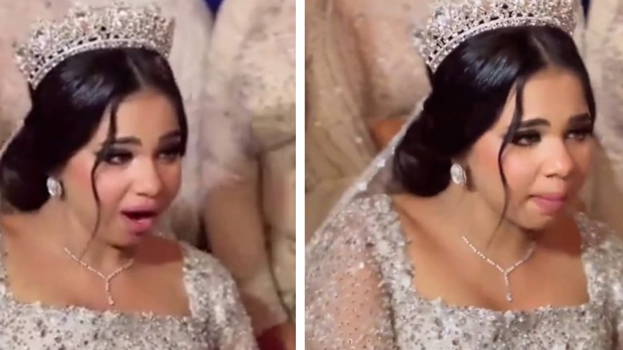 عروس غاضبة ليلة زفافها تشعل مواقع التواصل .. فيديو