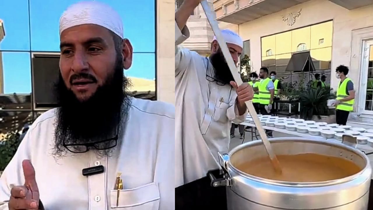 مواطن يطبخ الفول ويفطر الصائمين كل رمضان منذ 5 سنين .. فيديو