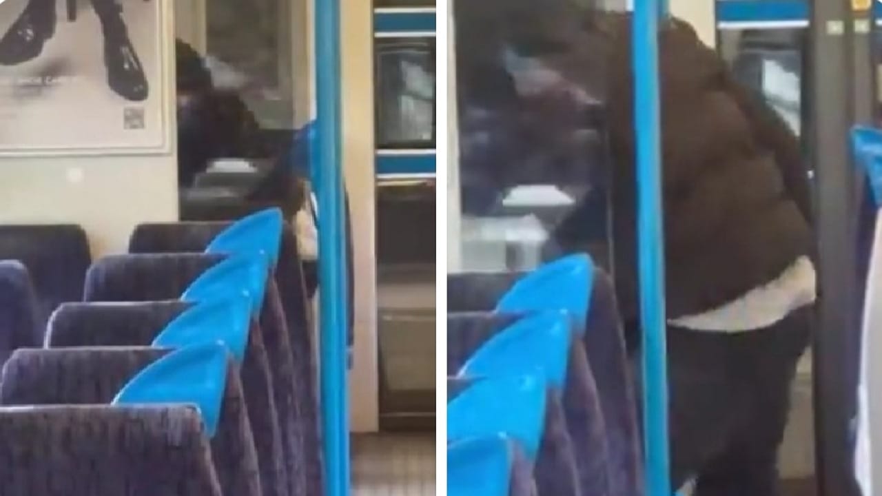 شاب يطعن آخر داخل قطار متجه إلى لندن في وضح النهار .. فيديو