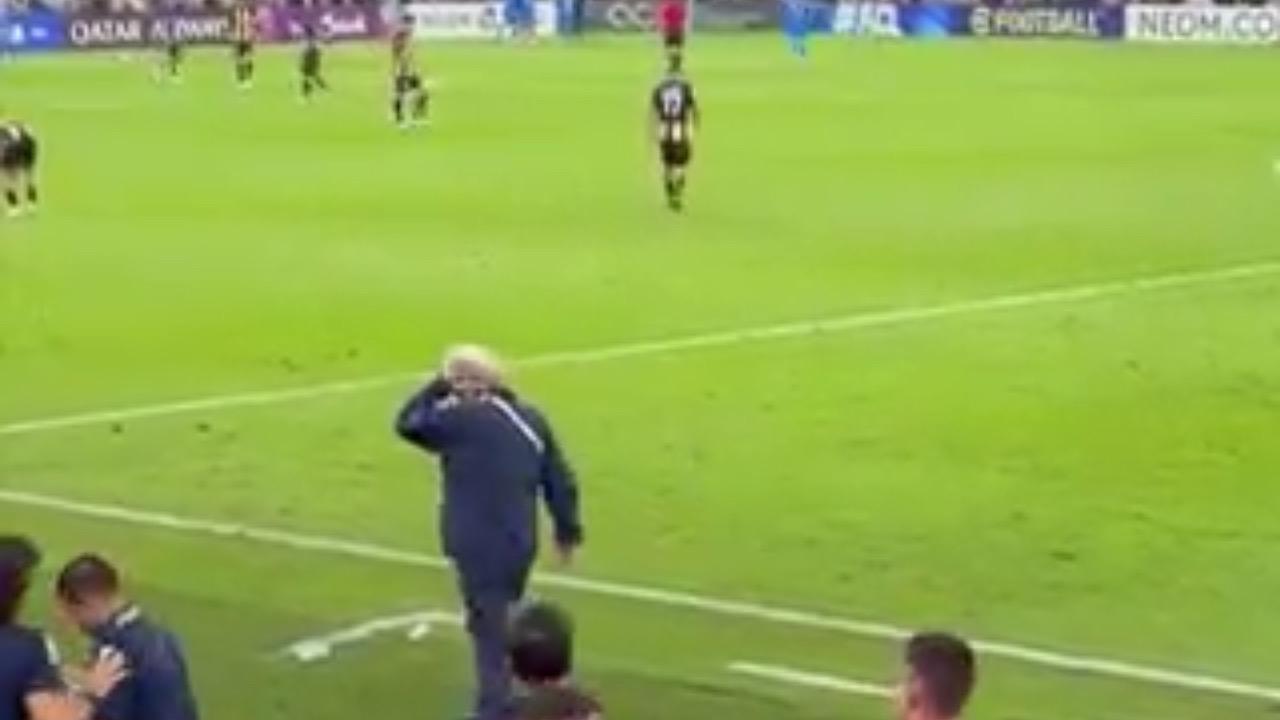 غضب جيسوس بعد هدف الهلال الثاني ضد الإتحاد .. فيديو