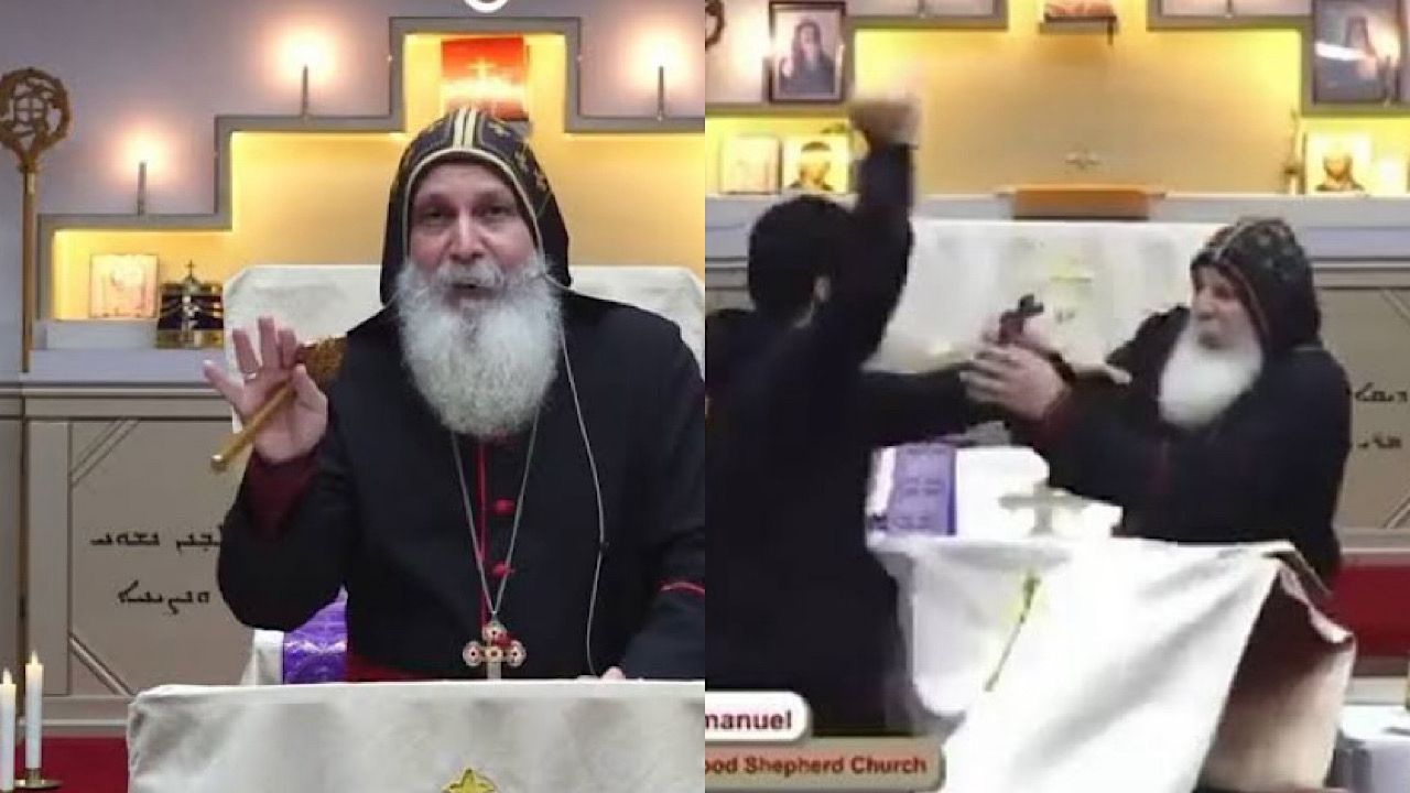 طعن الأسقف مار ماري خلال قداس باستراليا بطريقة مروّعة .. فيديو