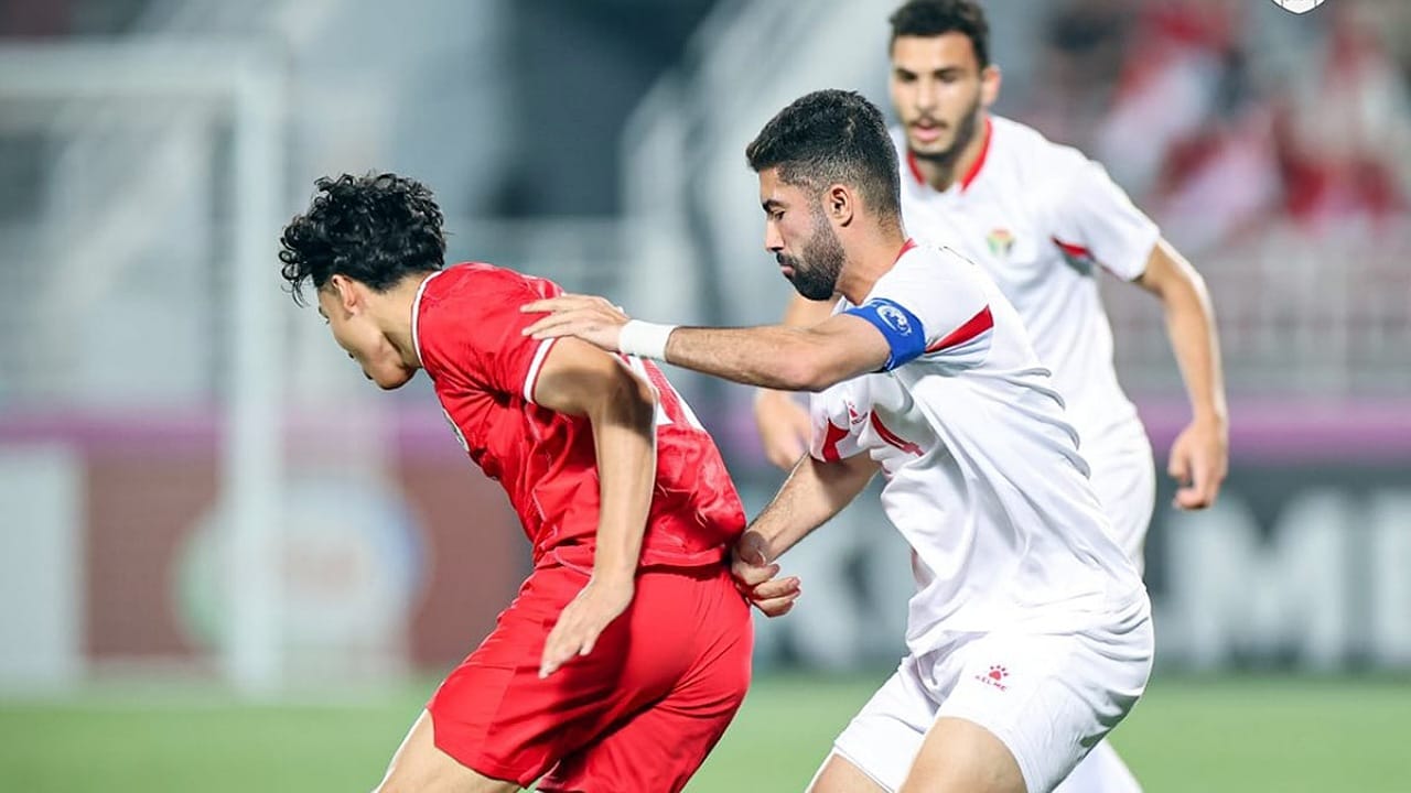 الأردن تودع بطولة كأس آسيا تحت 23 بعد الخسارة