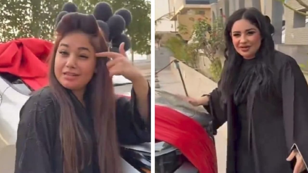 ‏سارة مهند تفاجئ شقيقتها بسيارة لكزس بمناسبة تخرجها .. فيديو