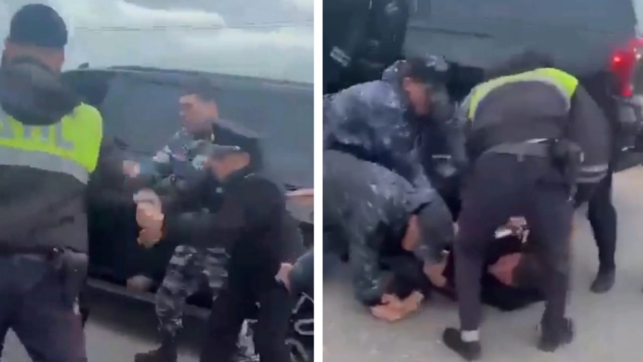 لحظة اعتقال وزير الطوارئ الشيشاني في داغستان … فيديو