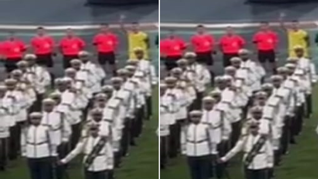 تحية رونالدو العسكرية لولي العهد أثناء دخوله إلى المنصة الملكية.. فيديو