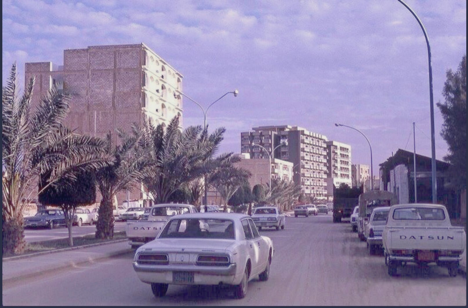 صورة من شمال شارع الوزير عام 1977مـ