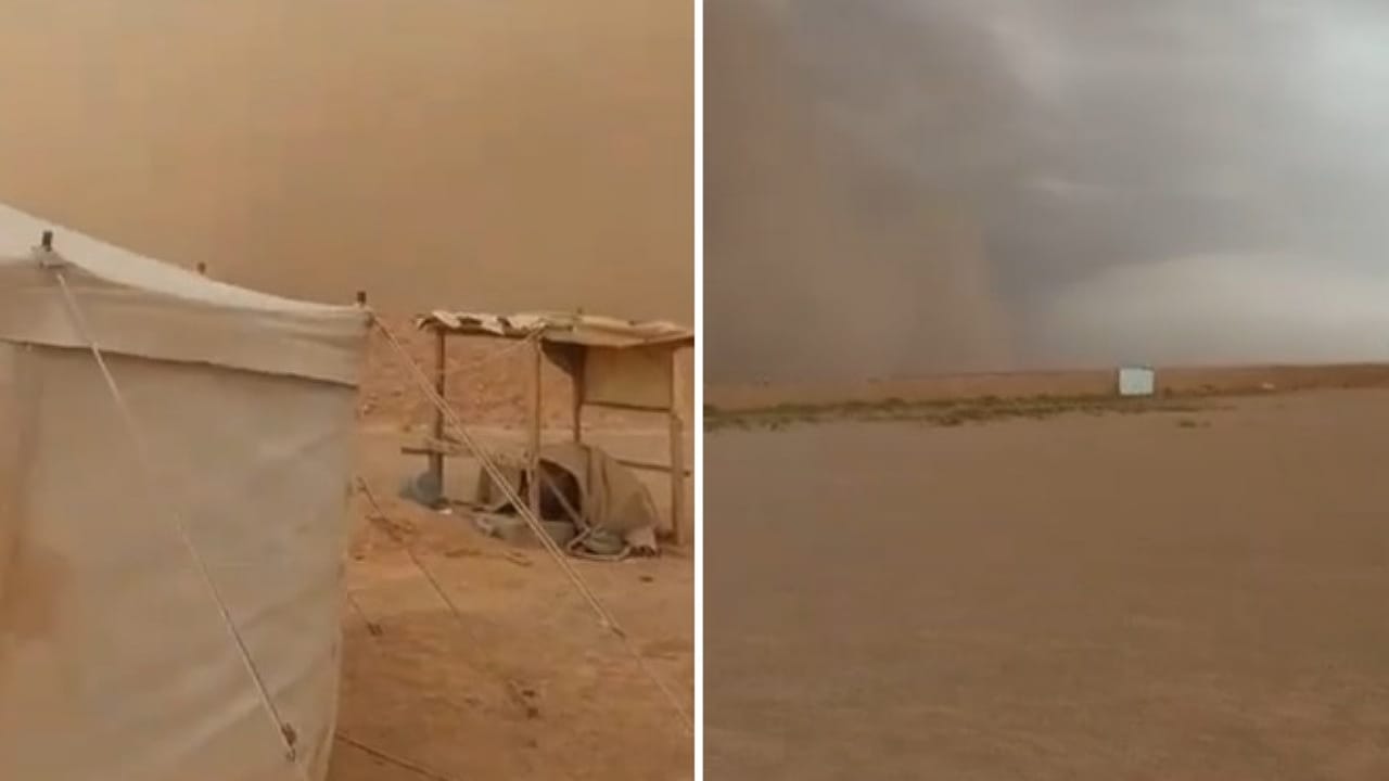 موجة غبار كثيف في شمال الرياض .. فيديو
